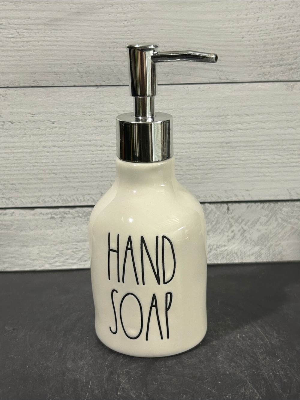 Rae Dunn Cream Ceramic Hand Soap Pump